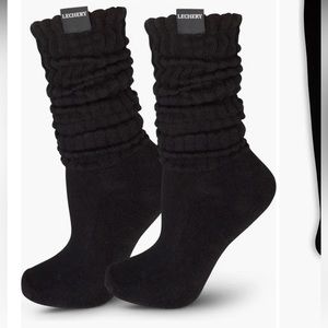 LECHERY Gender Inclusive Scrunch Crew Socks New